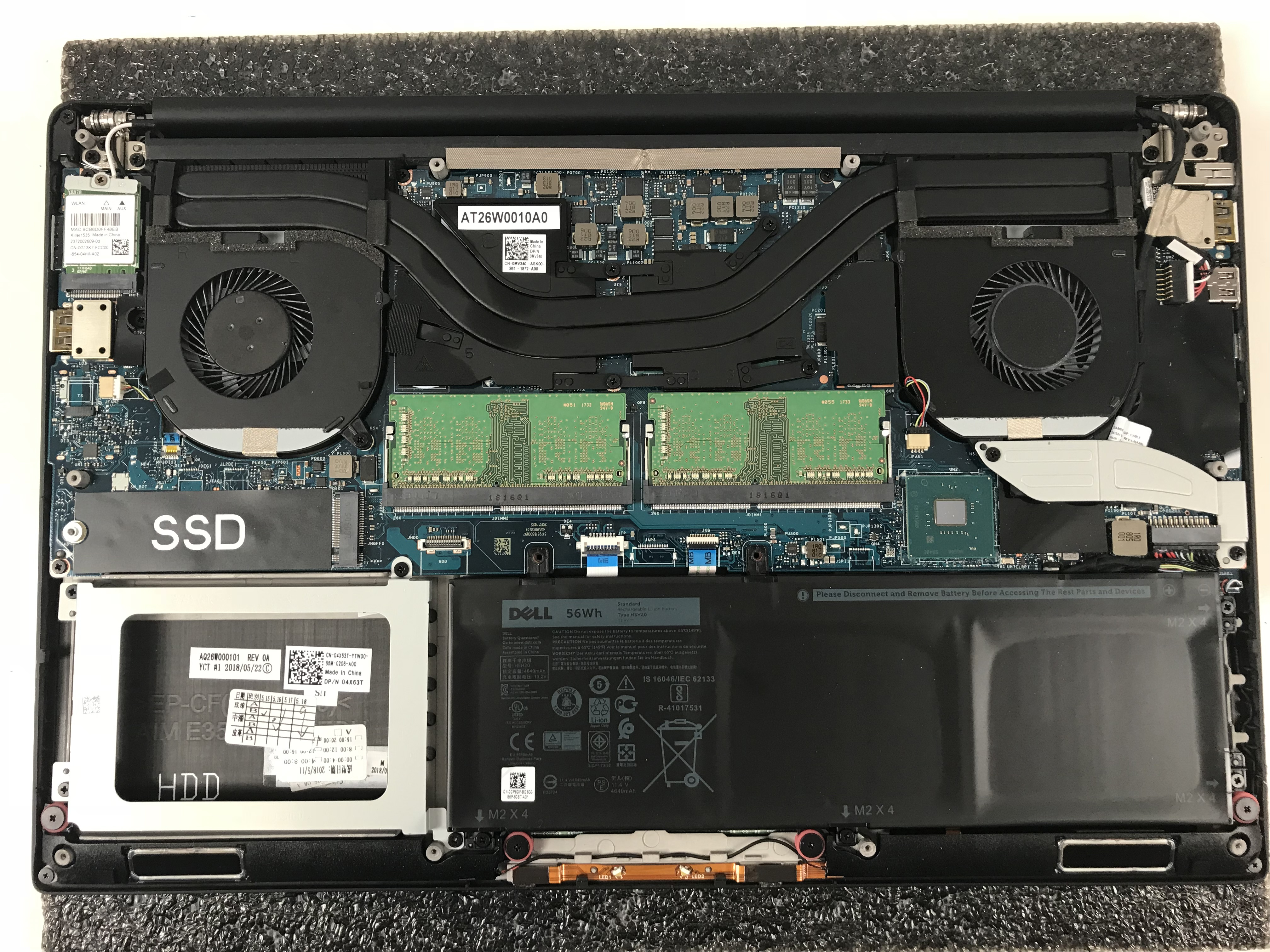 How to replace and fix DELL XPS15 9550 9560 9570 Speaker 0TX47W (Dell XPS 15 9570 1)